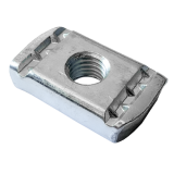 M4 Plain Channel Nut – Bright Zinc Plated
